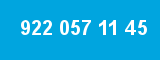 922 057 11 45 922 057 11 45